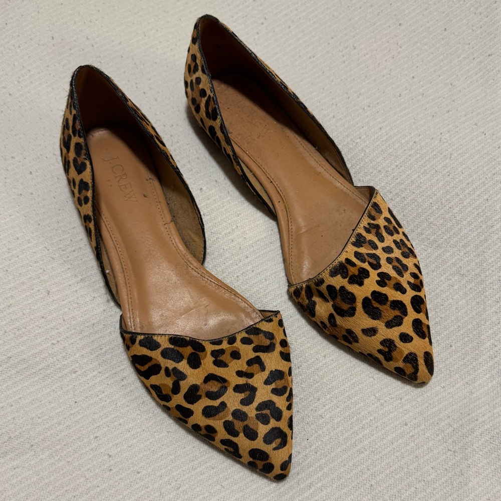 J. Crew Leopard Print Flats